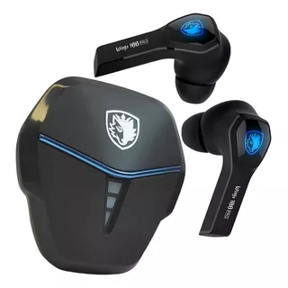 Fone De Ouvido Gamer Sades In Ear Sem Fio Wings 100 Pro Tws Azul