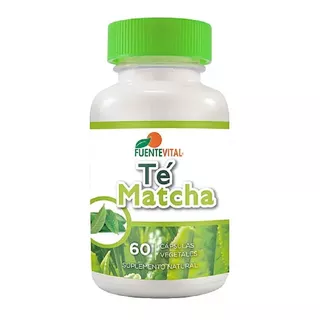 Te Matcha Puro Fv 60 Caps 1x60 450 Mg. Reductor De Grasas Sabor Natural / 1 Frasco