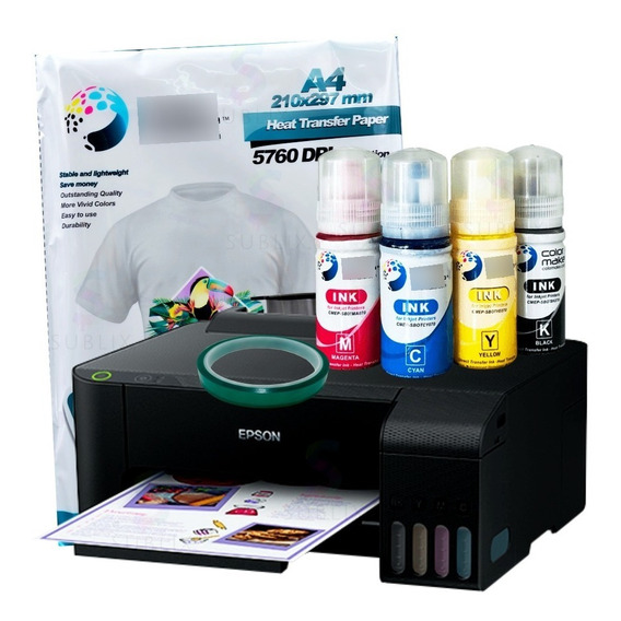 Impresora Epson L1210 Para Sublimación + Insumos Colormake