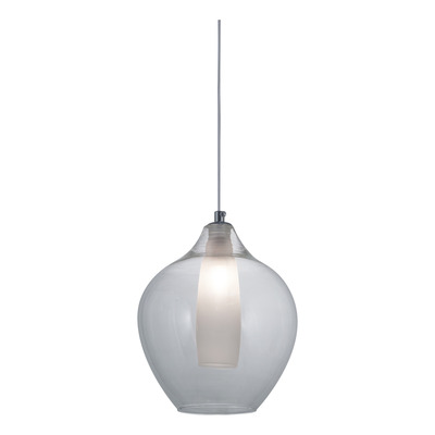 Lampara Colgante Mamushka 3 Transparente Diseño Apto Led