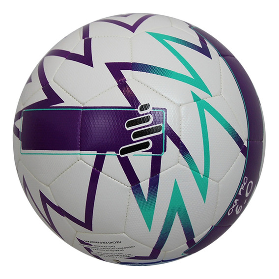 Balón De Fútbol Oka Pro 6.0 Híbrido Texturizado Número 4 Color Blanco/Morado