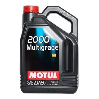 Aceite Mineral 20w50 Auto Motul 2000 Multigrado Galón 5l