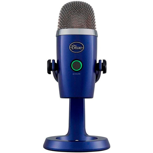 Micrófono Blue Yeti Nano Condensador Omnidireccional color vivid blue