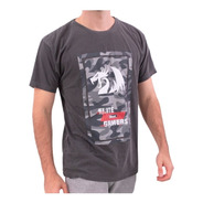 Camiseta Redragon Elite Gamers Md3 2380 Cinza Unissex