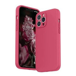 Carcasa Full Silicona Cubre Cámaras Para iPhone 12 Pro (3 Cámaras) - Color Fucsia - Marca Cellbox