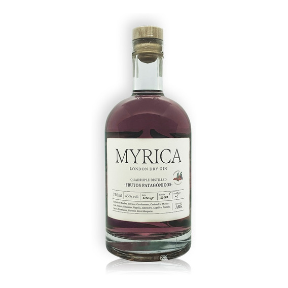 Gin Myrica Frutos Patagónicos London Dry Destilado 750ml