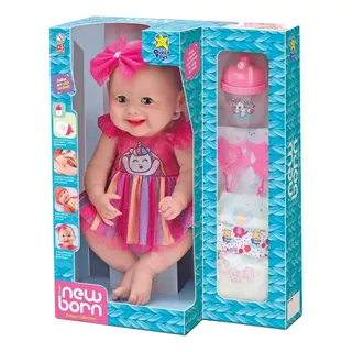 Boneca Reborn Abre Fecha Os Olhos Vestido Diver New Born