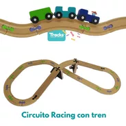 Tracks Pistas Circuito Racing Con Tren Compatible Trencity 