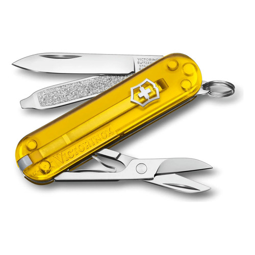 Cortaplumas Victorinox Classic Sd Transparente Colores Caja. Color Tuscan Sun