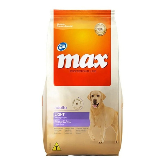 Max Light Perro Adulto Menos Calorias 15 Kg Con Regalo 
