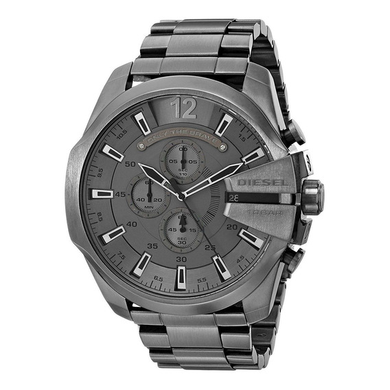 Reloj Diesel Mega Chief Dz4282de Acero Inox. P/hombre