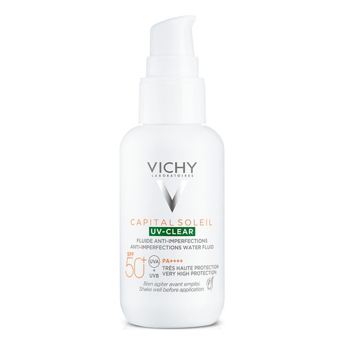 Vichy Protector Solar Anti-imperfecciones Uv-clear Fps 50+ Momento de aplicación Día Tipo de piel Todo tipo de piel