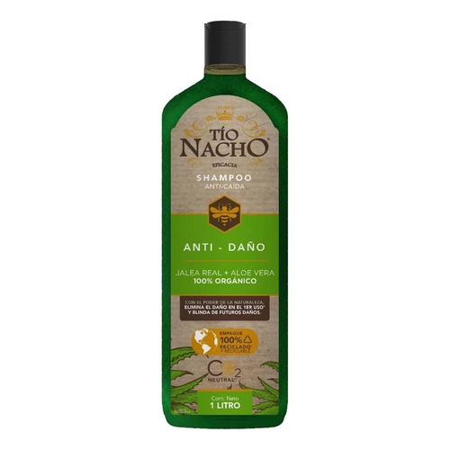 Tío Nacho Shampoo Aloe Vera Antidaño Reparación Profunda 1 L