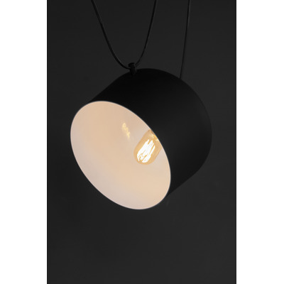 Colgante Aim 1 Luz Apto Led Tacho Moderno Negro Cie