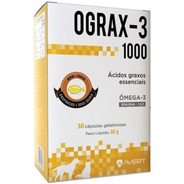 Suplemento Avert Ograx-3 Omega-3 1000mg 30 Capsulas