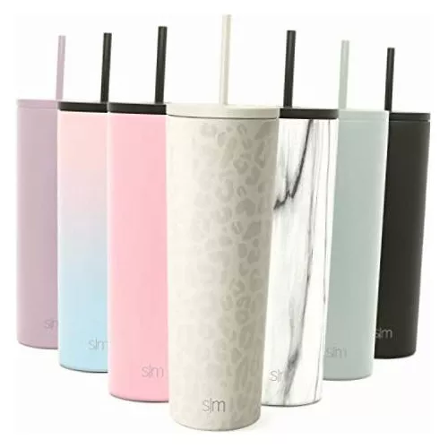 Simple Modern Insulated Tumbler With Lid And Straw