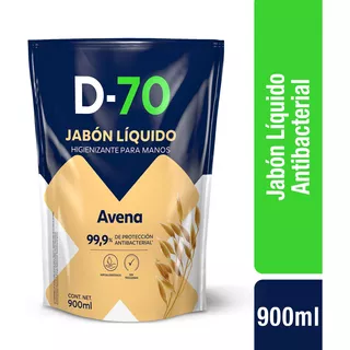 Jabón Liquido Antibacterial Avena 900ml D-70
