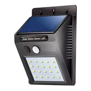 Lámpara Led Recargable Con Luz Solar  Sensor De Movimiento