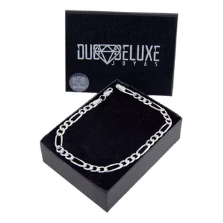 Pulsera Hombre Figaro L 5mm De Plata Ley.925 Duodeluxejoyas®