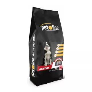 Alimento Petline Activo Premium Para Perro Todos Los Tamaños Sabor Mix En Bolsa De 20kg