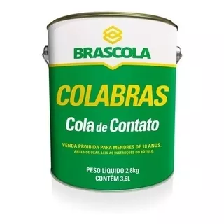 Adesivo Cola De Contato Colabras 2,8kg Brascola