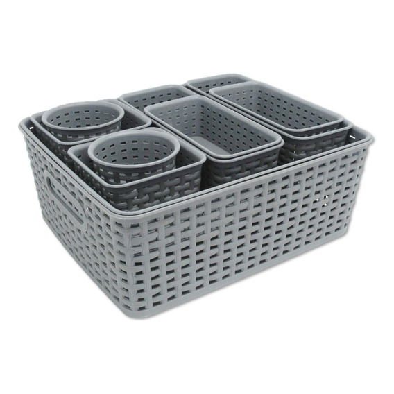 Canastos Organizadores Set De 10 Unids Cocina Baño Multiuso