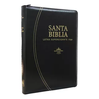 Biblia Rvr 1960 Letra Súpergigante 19 Pts. Con Cierre/índice
