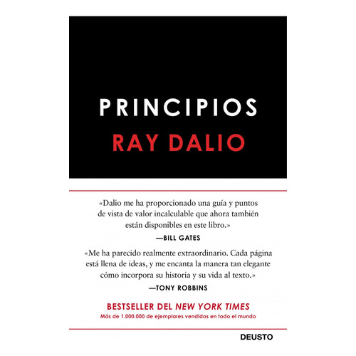 Principios / Principles, de Ray Dalio Principles., vol. 1.0. Editorial Deusto, tapa dura, edición 1.0 en español, 2018
