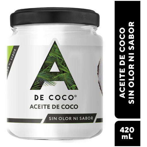 Aceite A De Coco De Coco Sin Sabor Ni Olor 420 Ml