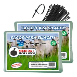 Saco Para Silagem 52x110 500un. + 500 Abraçadeiras Com Nfe no Mercado Livre com oferta e cupom de desconto