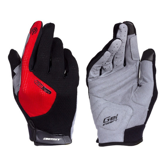 Guantes Largos Hombre Best Sb-05-9533 Negro/rojo Talla L