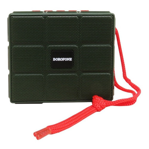 Bocina Bluetooth Gage Sport Portátil, Borofone Color Verde Oscuro