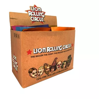 Display De Piteira Pré-enrolada Lion Rolling Circus 