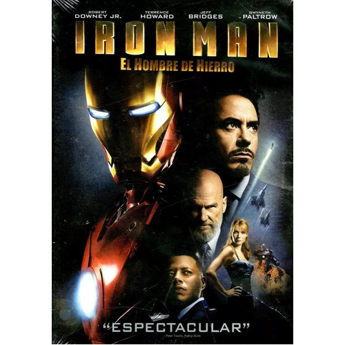 Iron Man El Hombre De Hierro Robert Downey Jr Pelicula Dvd