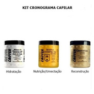 Kit Cronograma Capilar Coiffer 3 Unidades