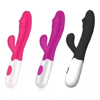 Vibrador Doble Punto G Usb 30 Velocidades Vaginal Clitoris 