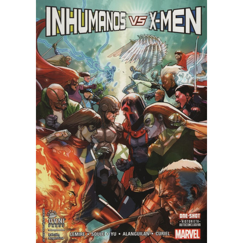 Libro Inhumanos Vs. X-men / Ovni Press