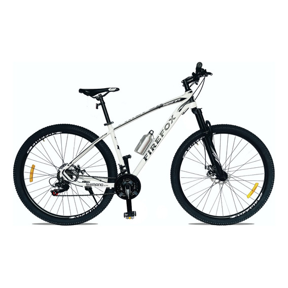 Bicicleta Mtb Firefox Raptor Pro Aro 29 De Aluminio Color Blanco Tamaño Del Cuadro M