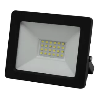 Lampara Led Reflector 20w 6500k Luz Dia Negro Ref020 Igoto Color De La Luz Blanco Cálido