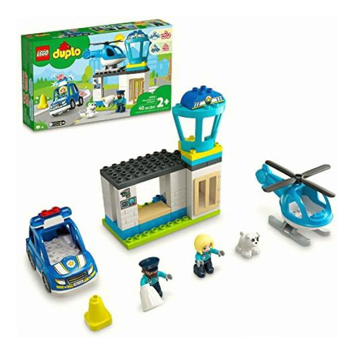 Kit Lego Duplo Estación De Policía Y Helicóptero 10959 Cantidad De Piezas 40