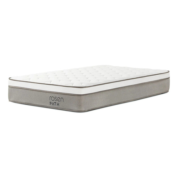 Colchon Path Niebla 1.5 Plazas Rosen + 1 Almohada Tfx