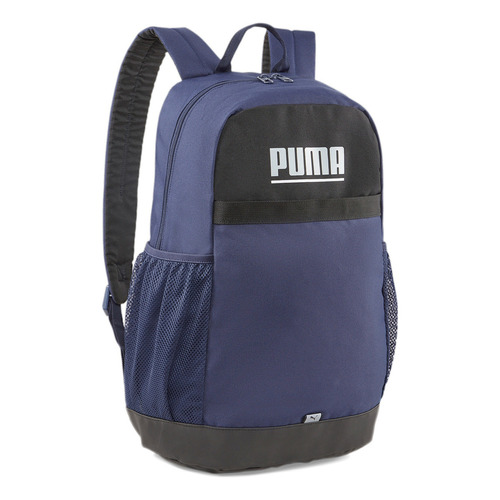 Mochila Puma Plus Backpack Color Azul Diseño de la tela Liso