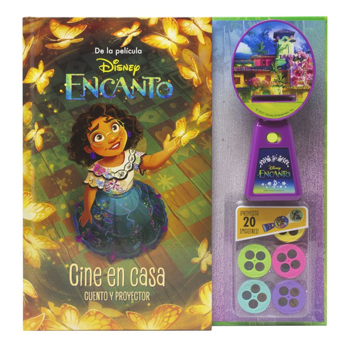 Encanto: Cine En Casa (cuento Y Proyector), De Walt Disney Company. Editorial Libros Disney En Español
