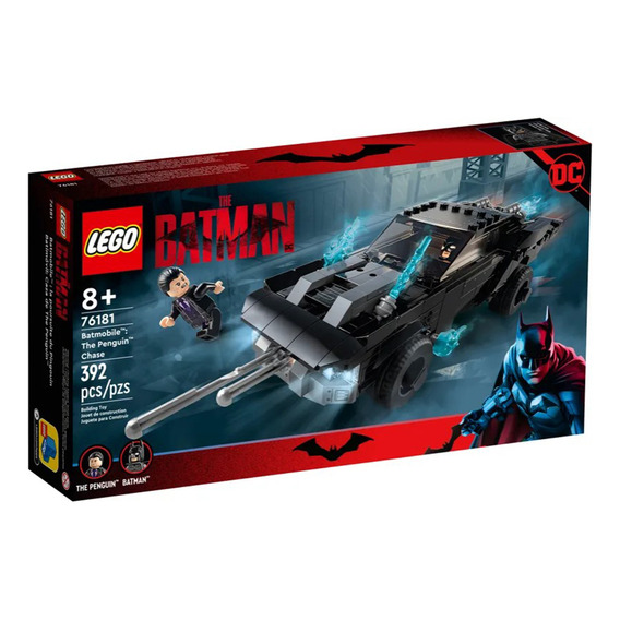 Lego Batman Batimovil: Caza Del Pingüino 392 Piezas 76181