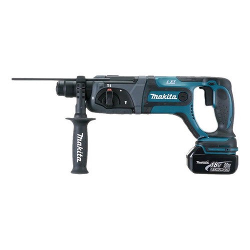 Rotomartillo electroneumático Makita DHR241RFE inalámbrico azul con 850W de potencia