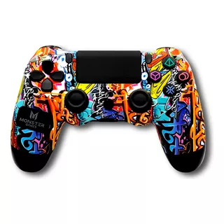 Control Inalambrico Ps4 Monster Games Double Shock Color Stroke