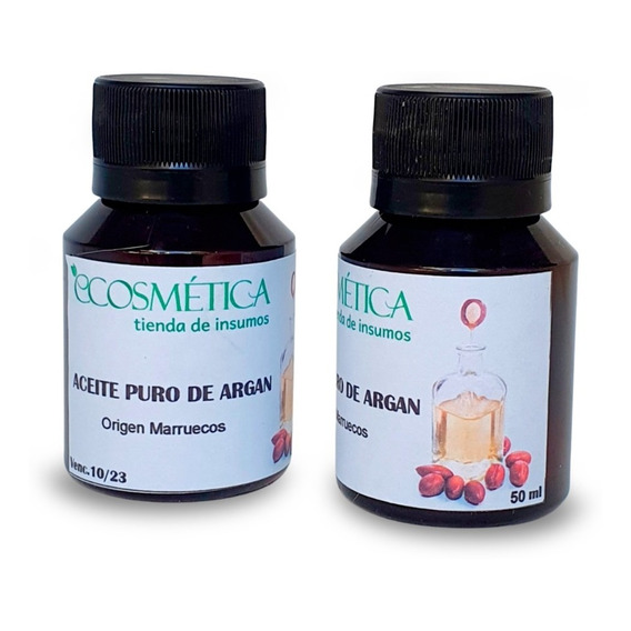 Aceite Puro De Argán 50 Ml Importado De Marruecos Ecosmetica