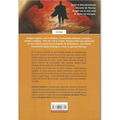 Lo Que Devora El Tiempo, De Andrew Hartley. Editorial La Factoria, Tapa Blanda, Edición 1era En Español, 2009