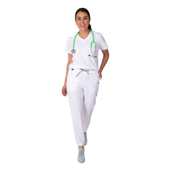 Pijama Quirúrgica Medica Antifluidos Jogger, Scrub Dama 