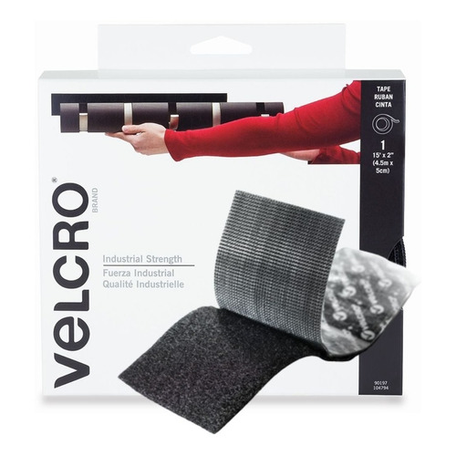 Cinta Adherible Velcro Tira Sujetadora Adherible 4.5m X5cm